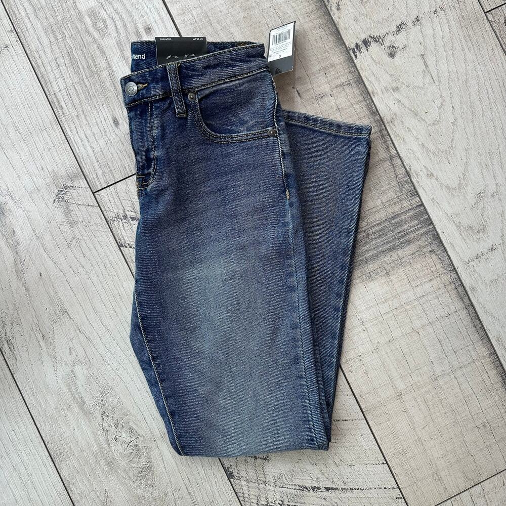 Mossimo Boyfriend Denim Jeans Super Stretch US 0 25 NWT Basics